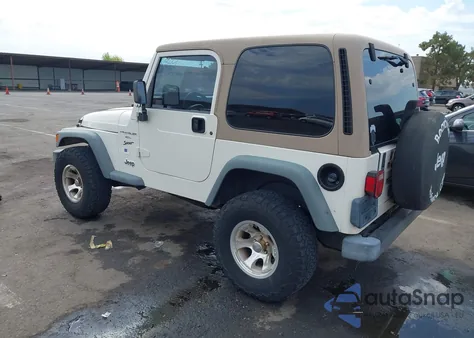 1999 Jeep Wrangler Sport z USA, uszkodzony, nr VIN 1J4FY19S4XP496901